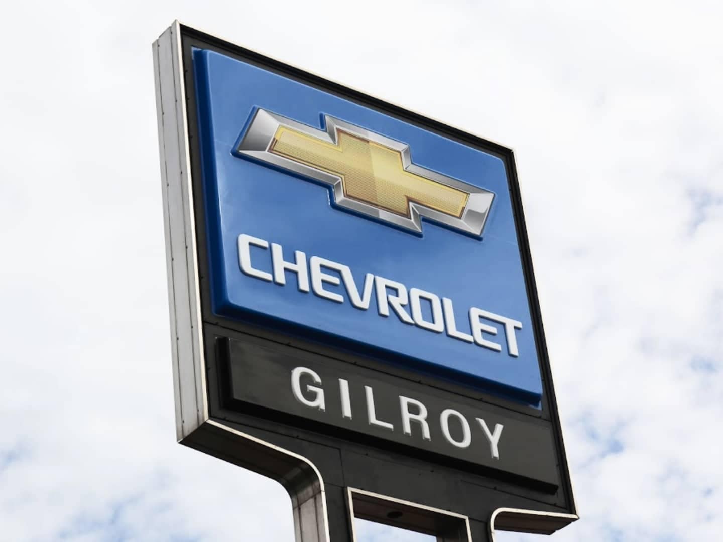 An exterior shot of the Gilroy Chevrolet dealership.