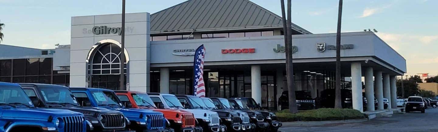 Gilroy CDJR dealership exterior