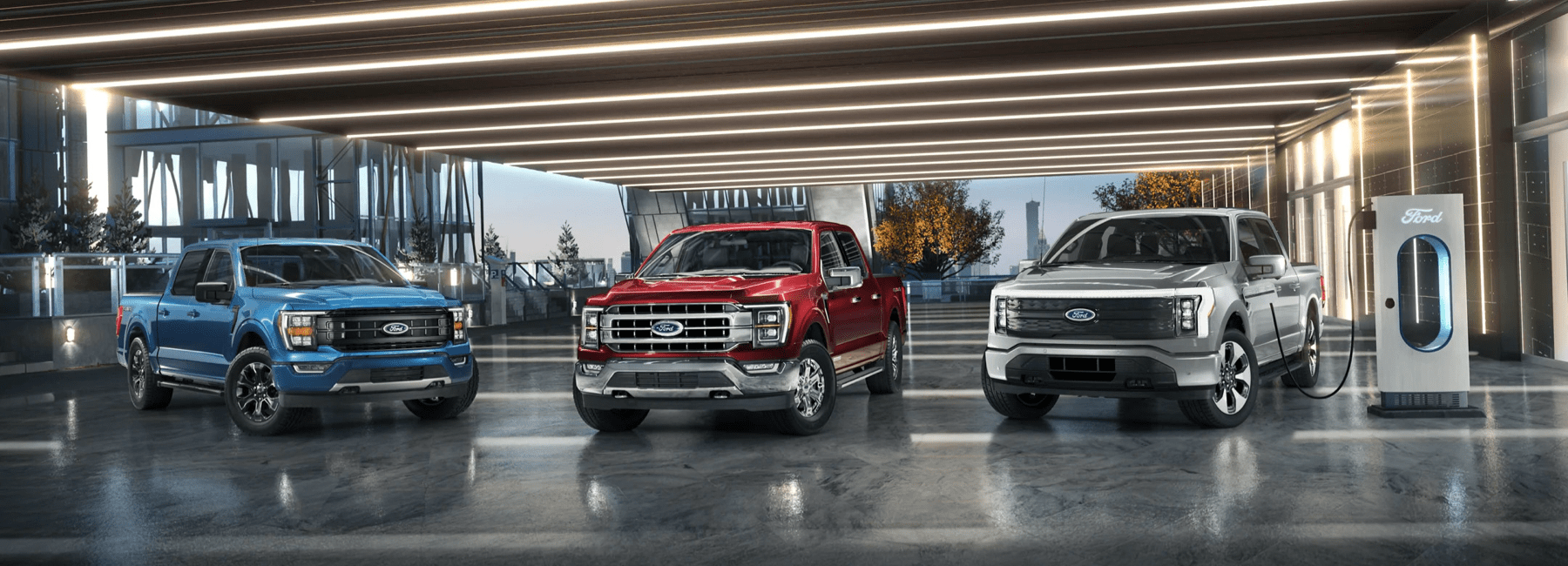 2023-line-of-electric-Ford-F-150s