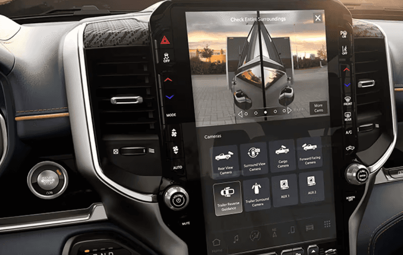 2025 Ram 1500 Trailer Reverse Guidance