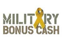 military bonus cash logo