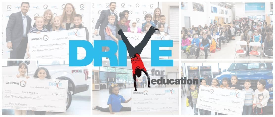 Drive For Education banner