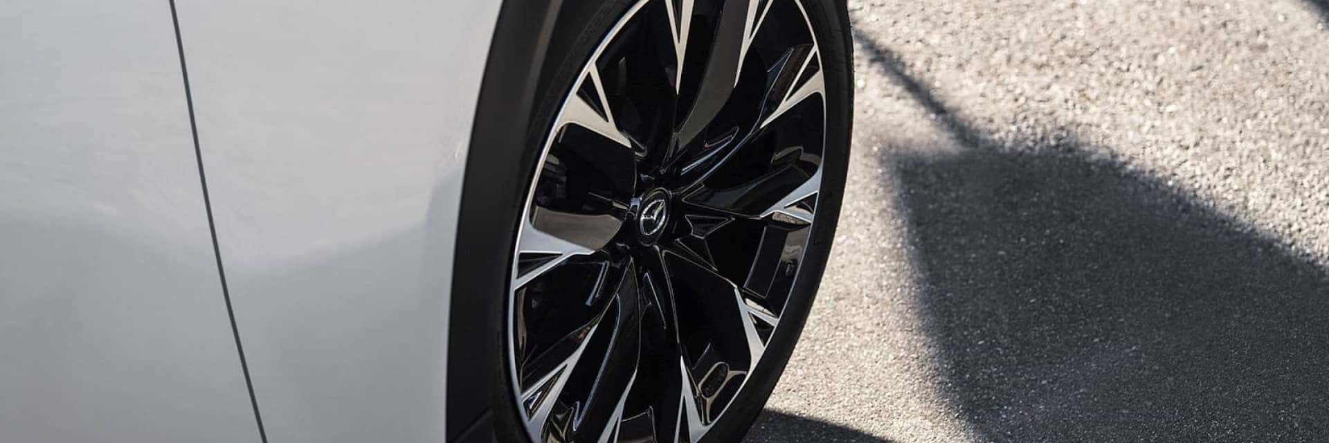 Close-up-of-the-wheel-of-a-Mazda-CX-90