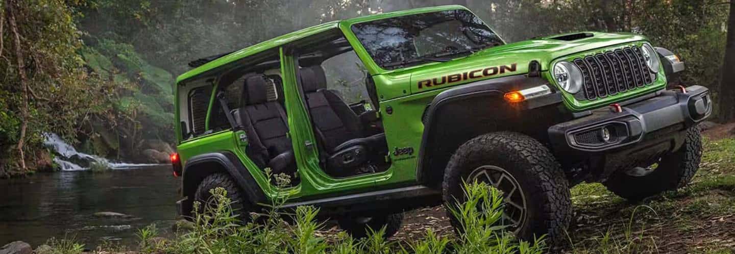 Blue Jeep Rubicon