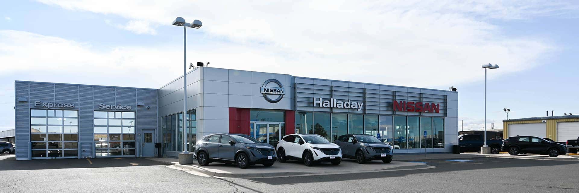 Halladay Nissan dealership front