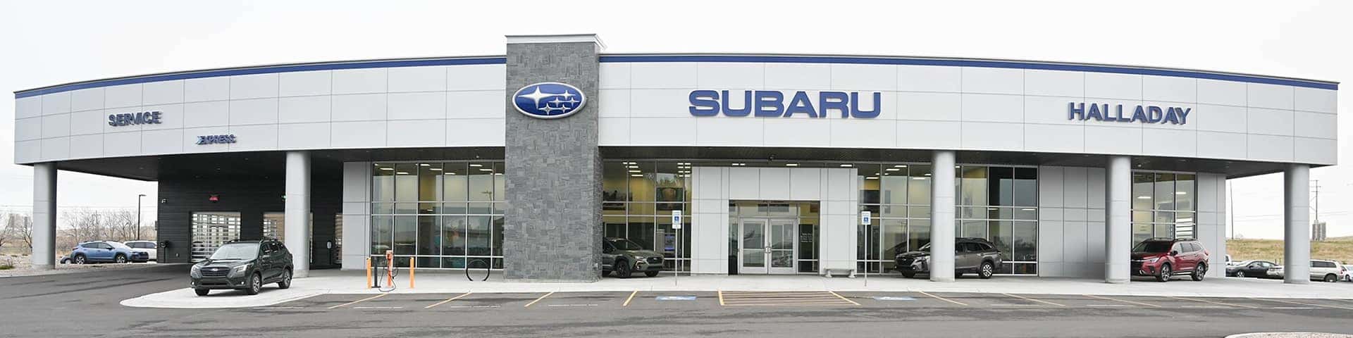 exterior of Halladay Subaru