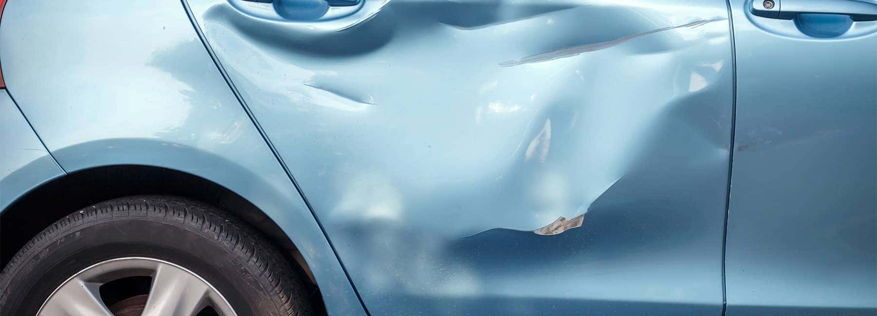 Car Damaged in Accident