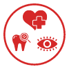 Health Dental Vision Insurance icon