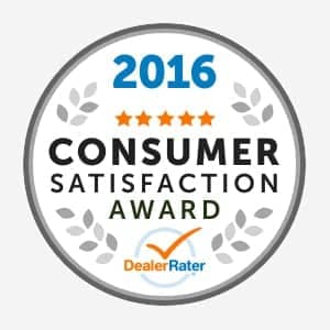 2016 DealerRater Consumer Award
