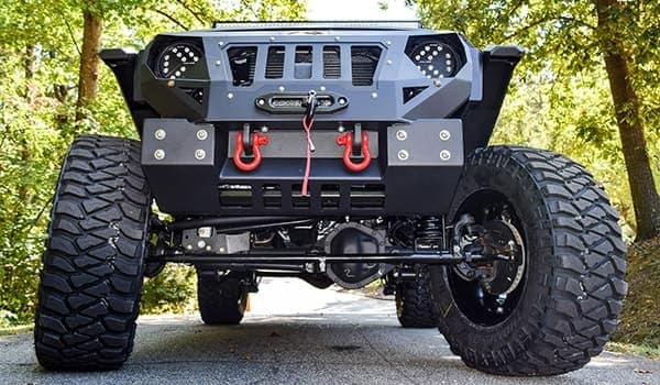 Custom Jeep front details