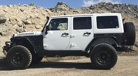 Custom Jeep white desert 1