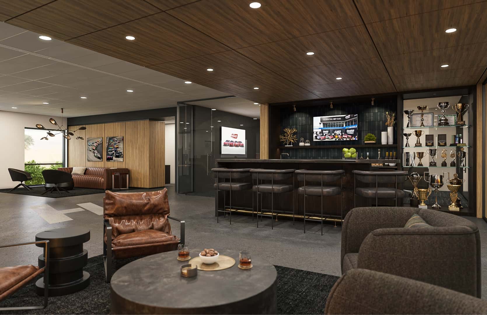 Elevated Luxury dealership interior