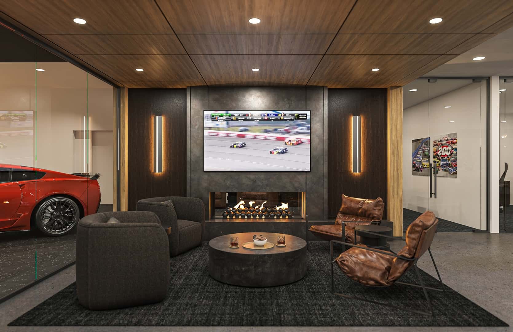 TV viewing room