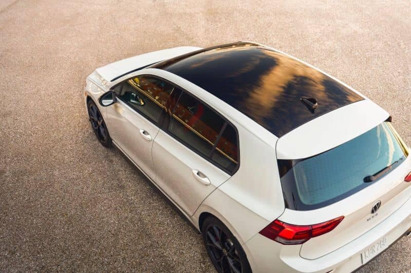 A view from above the 2024 VW Golf GTI