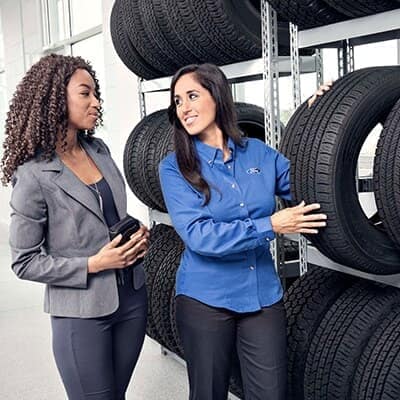ford-technician-selects tires