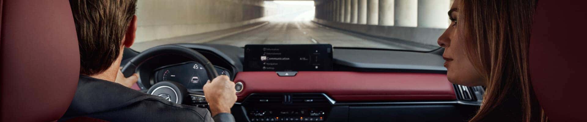 Mazda CX-9 3-Row SUV Interior With Driver