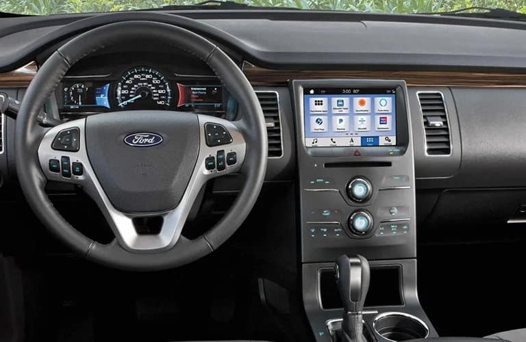 2019 Ford Flex center console with infotainment system