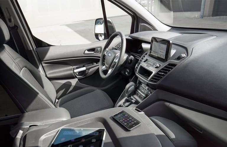2019 Ford Transit Connect interior with infotainment