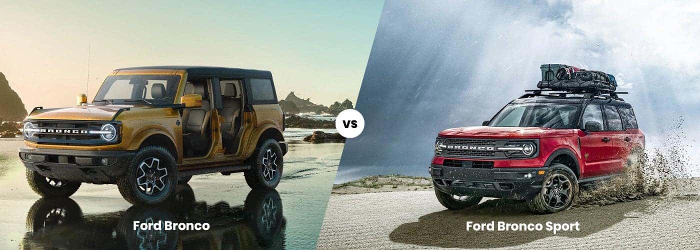 2021 Ford Bronco Vs. Bronco Sport | Holiday Ford