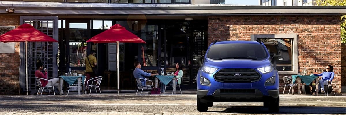 Ford Ecosport Parked at Outdoor Eating Area