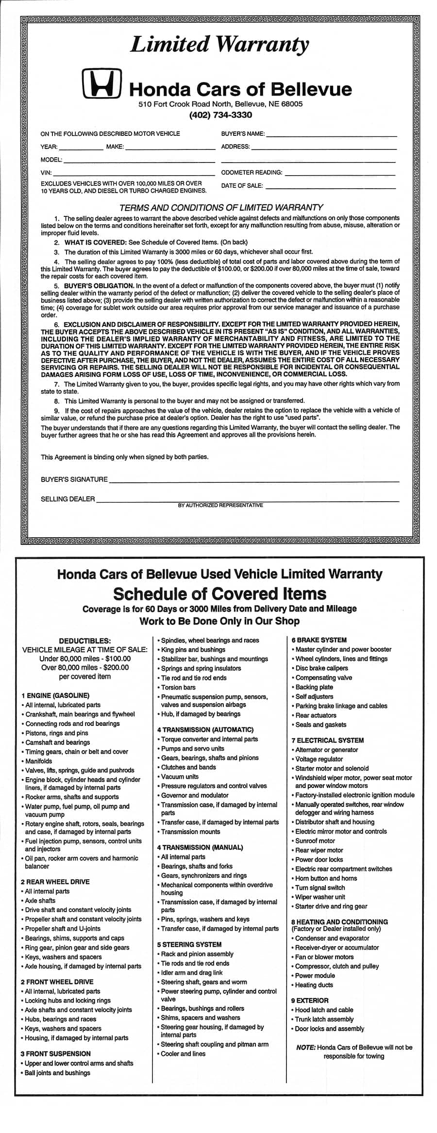 60-Day-Warranty contract