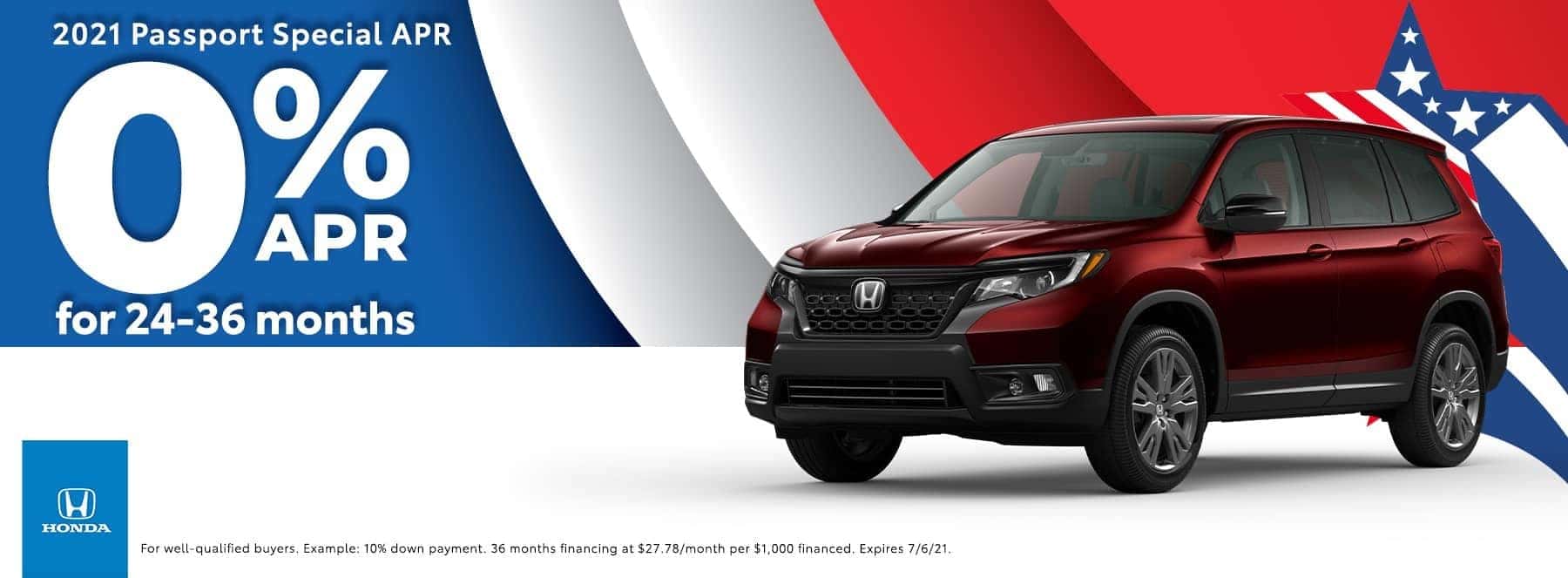 Honda of Newnan - 2021 Passport Special - 0% APR for 24-36 months