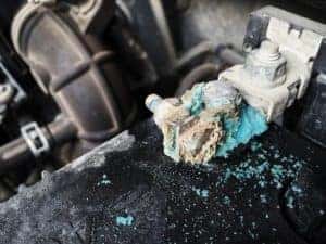 Corrosion on Battery