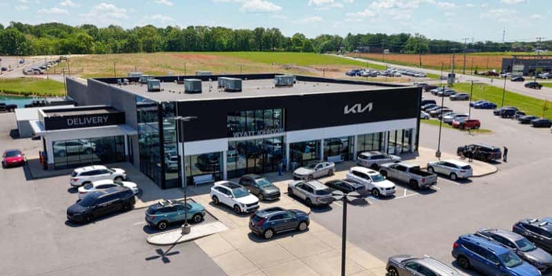 Wyatt Johnson Kia dealership exterior