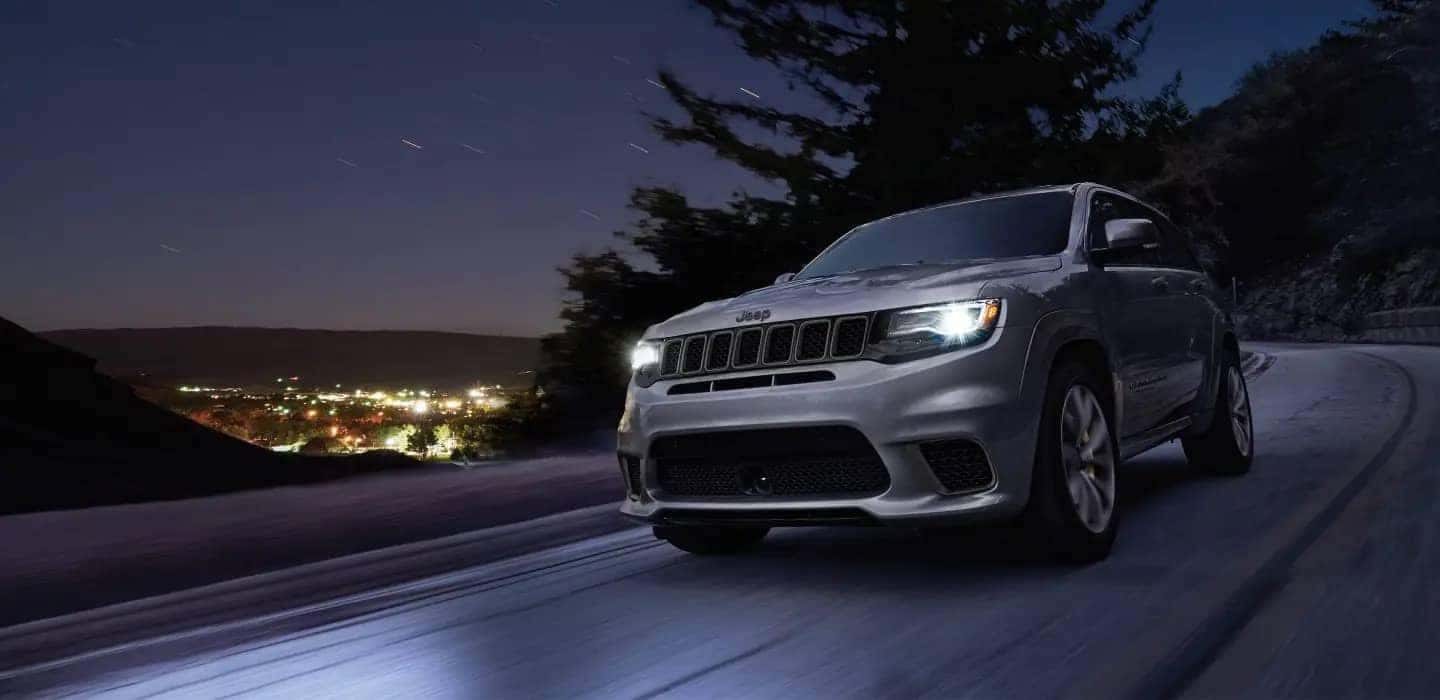2018 Jeep Grand Cherokee Gallery Performance Trackhawk Highway Night