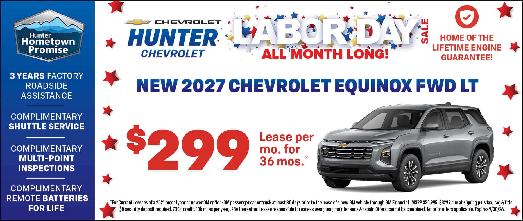 2027 Equinox $299
