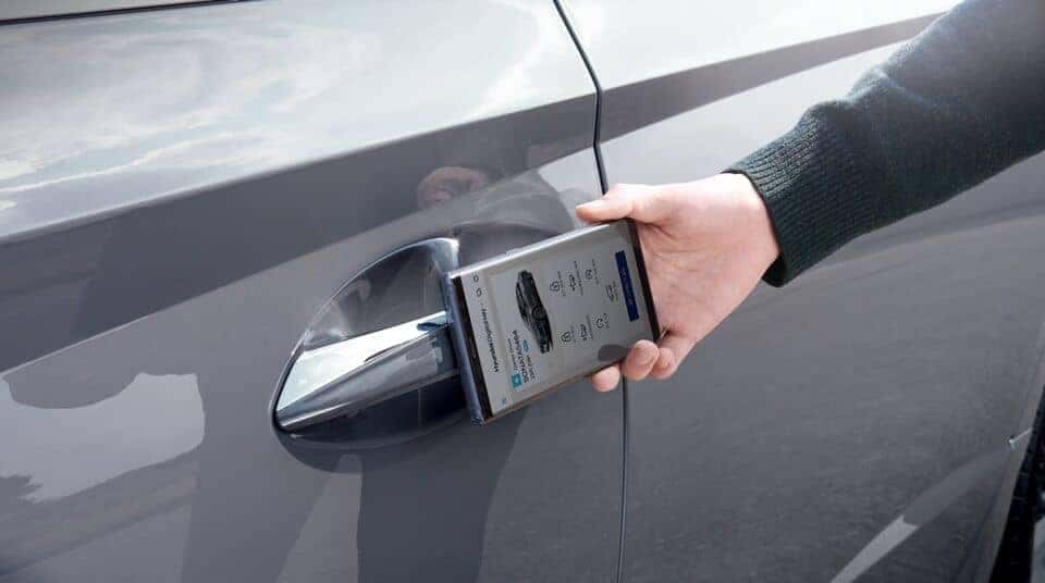 2021 Sonata smartphone keyless entry