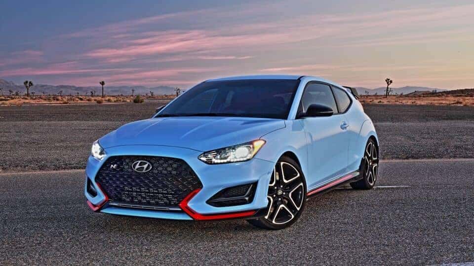 2021 Veloster N frontal view