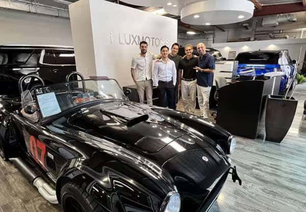 Group staff photo in dealership