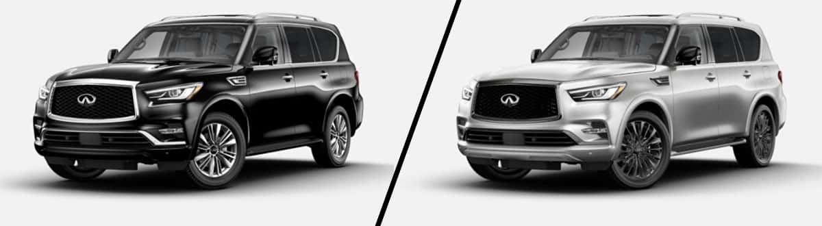 Compare the 2023 INFINITI QX80 Luxe vs Premium Select
