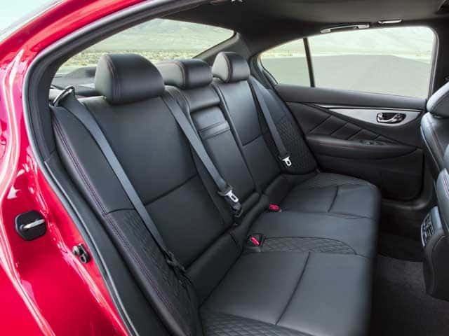 2022 Q50 View Into The Backseat Of Vehicle