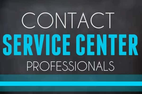 Contact Service Center Button