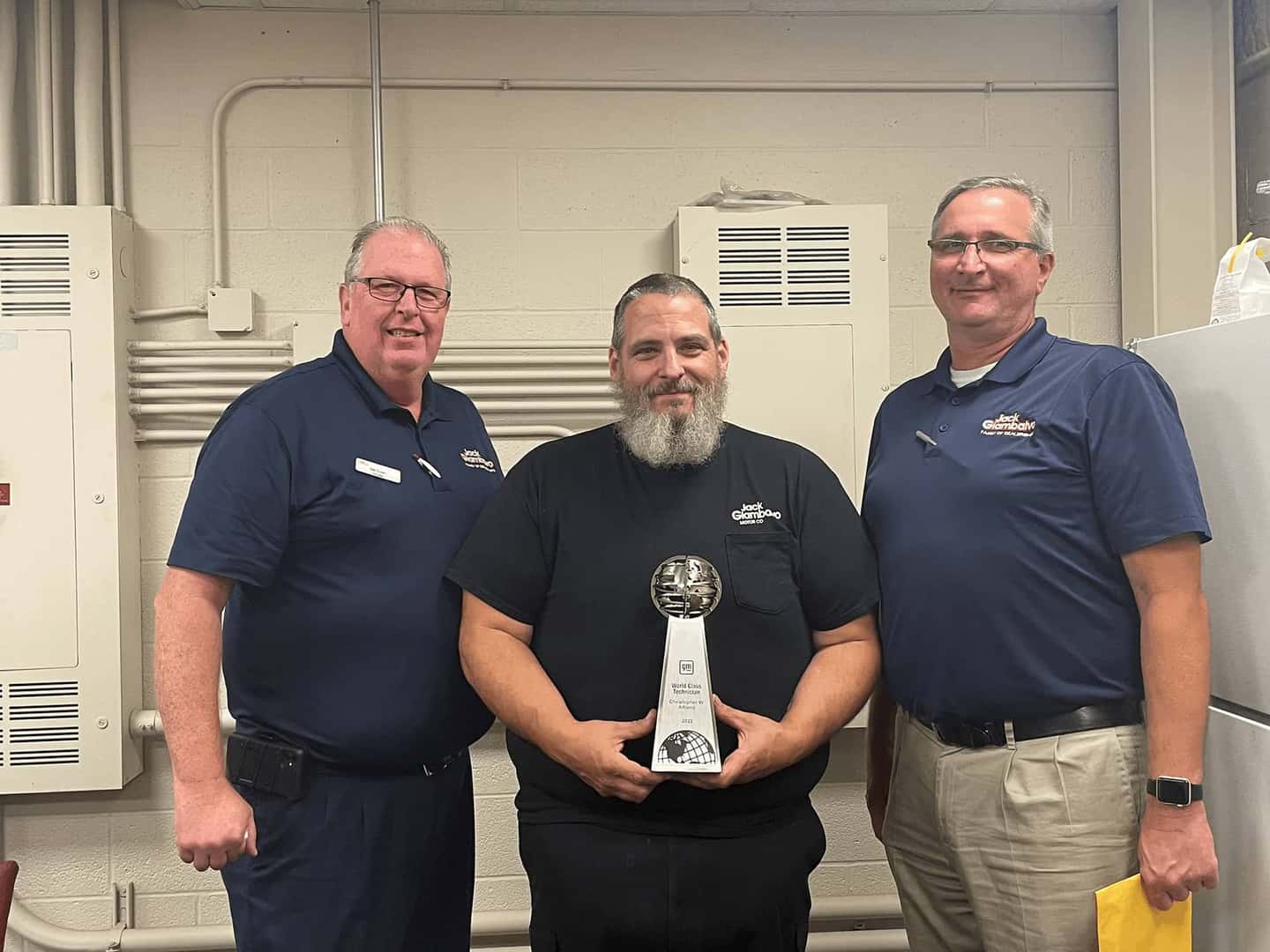 Jack Giambalvo team award
