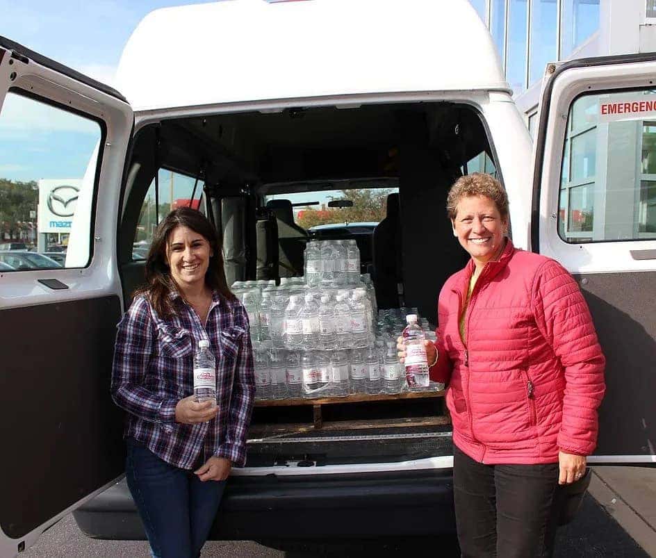water bottle donations