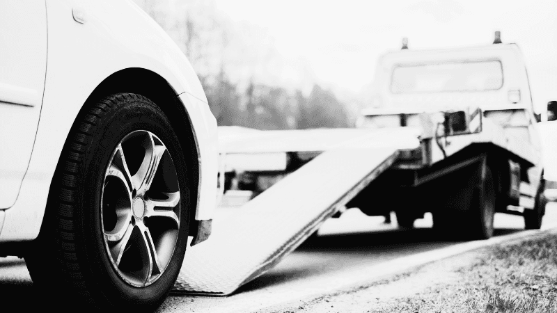 Towing-B-W