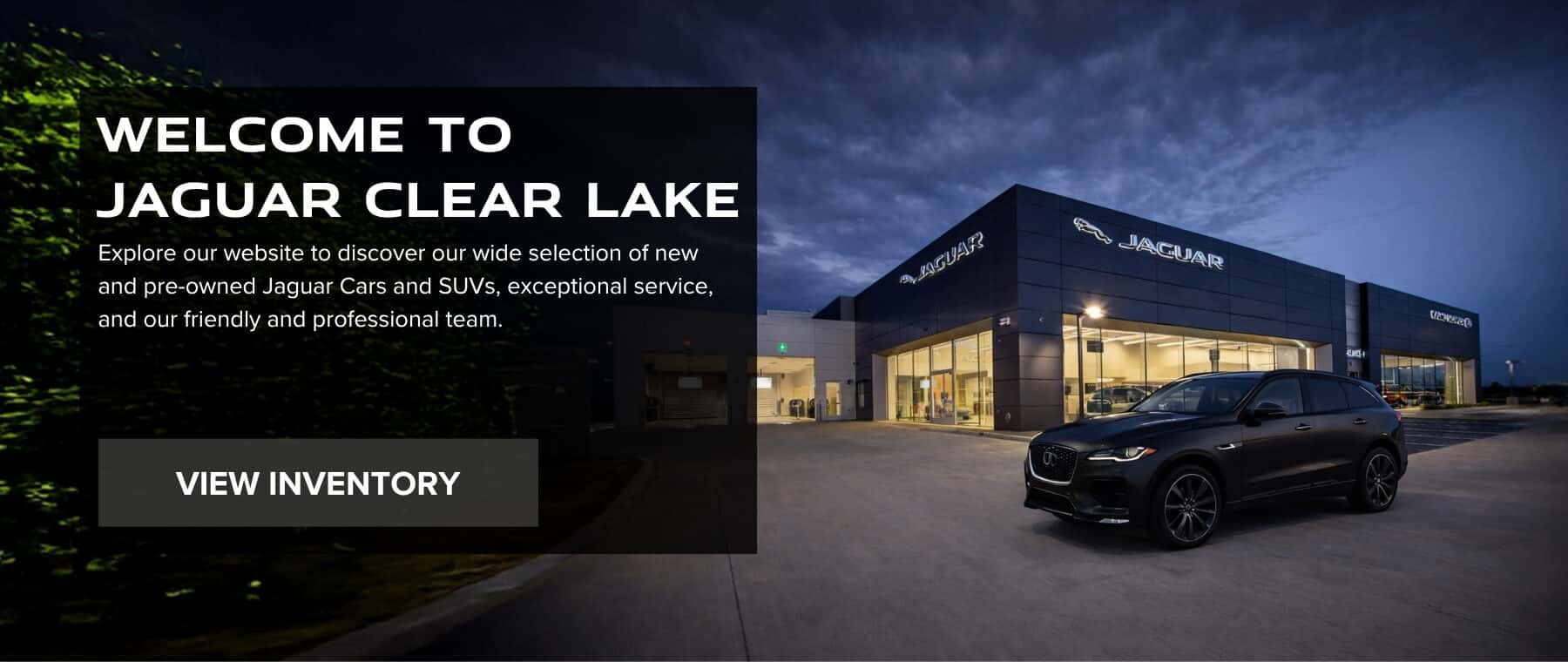 Welcome to Jaguar Clear Lake - Your Houston Area Jaguar Dealership