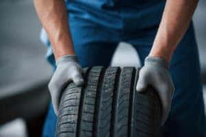 Service Tech Moving tires