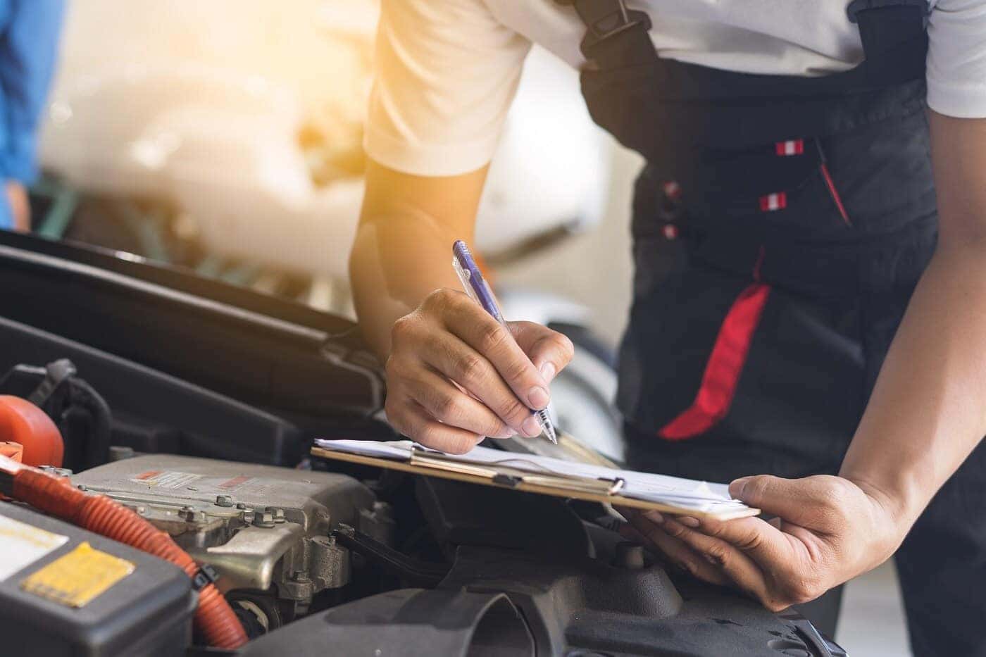 service tech checking checklist