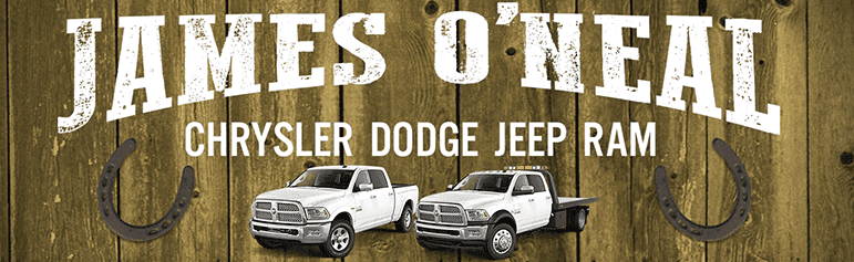 James O'Neal Chrysler Dodge Jeep Ram logo
