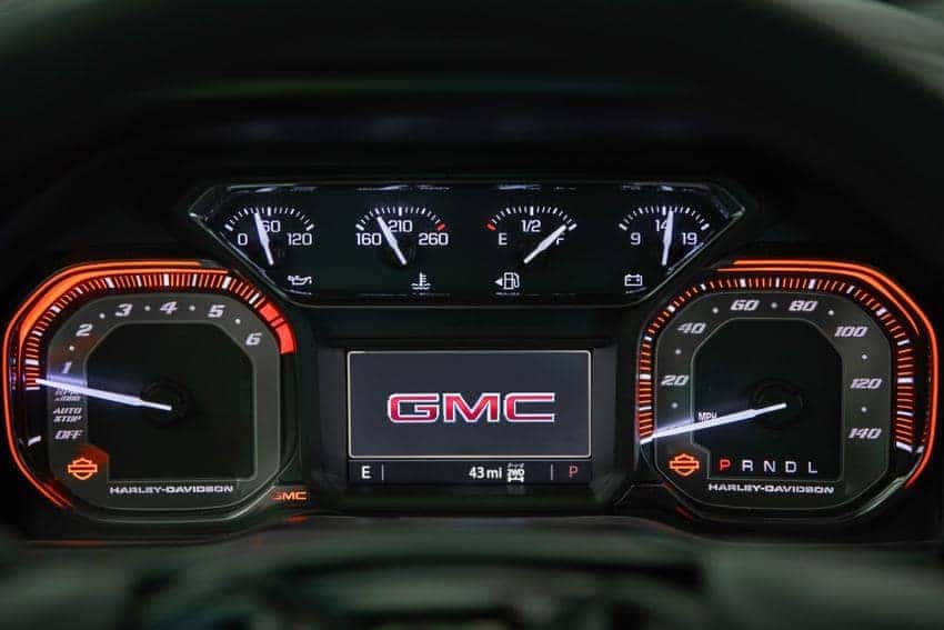 Harley-Davidson GMC Sierra Odometer Dashboard