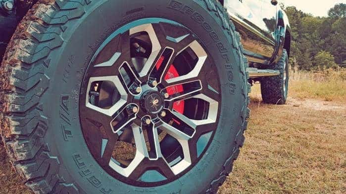 White SCA Performance truck rims