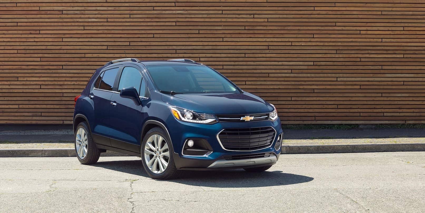 2019 Chevrolet Trax in blue parked