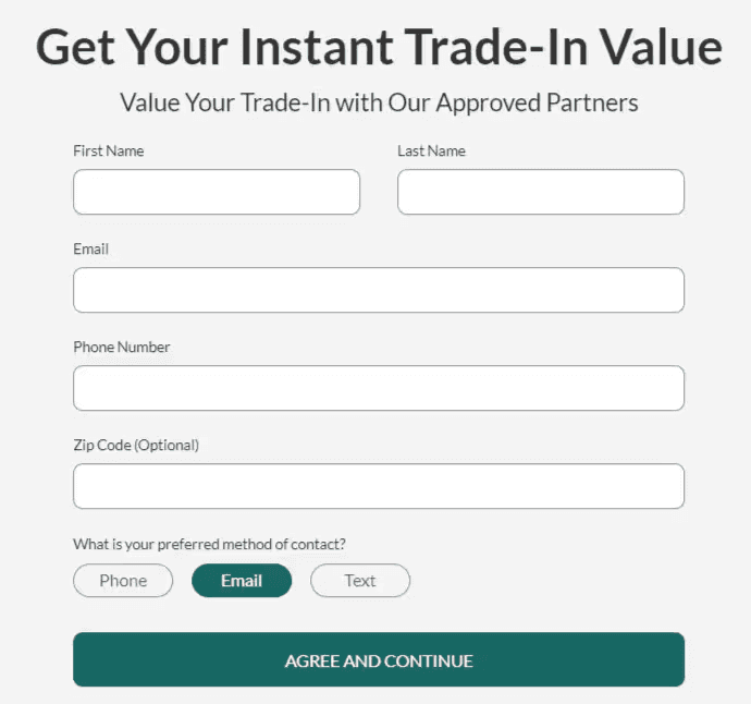 Trade-In Form