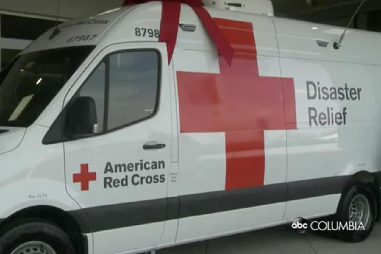 Jim Hudson Donates to Red Cross