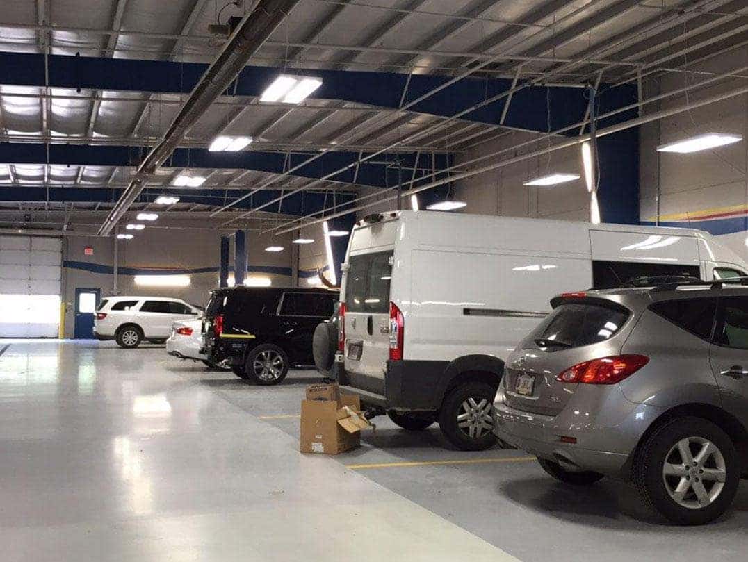 Van In Bay