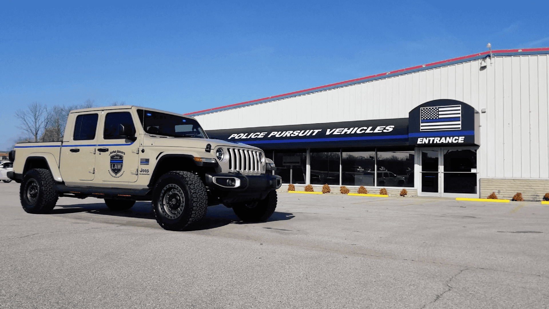 Jeep Gladiator Custom Police Vehicle